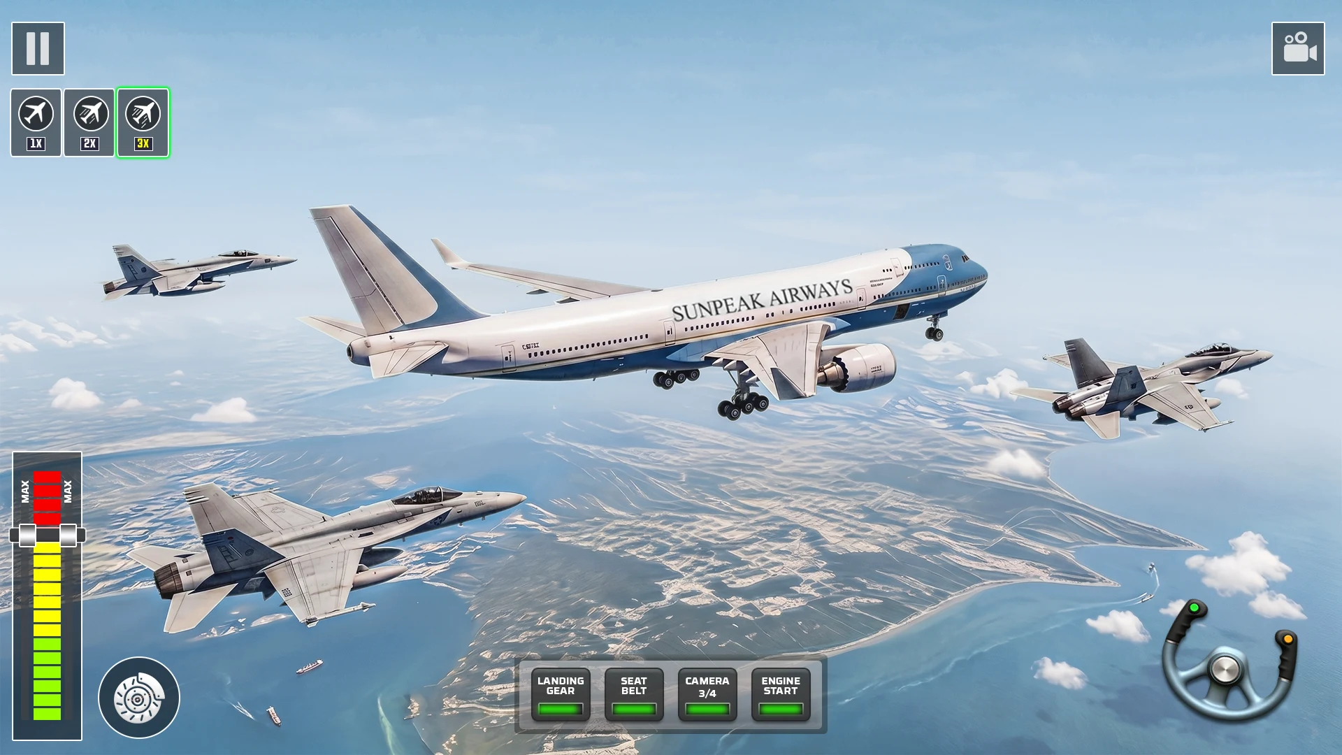 City Airplane Flight Sim Games screenshot